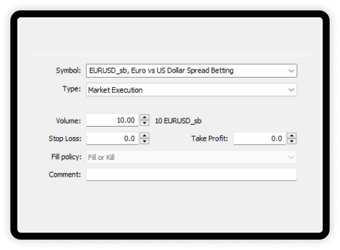 Choose a bet size per point