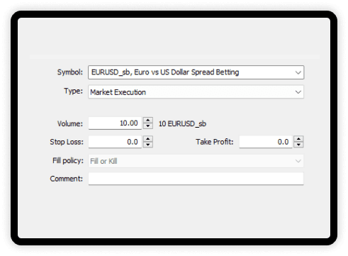 Choose a bet size per point